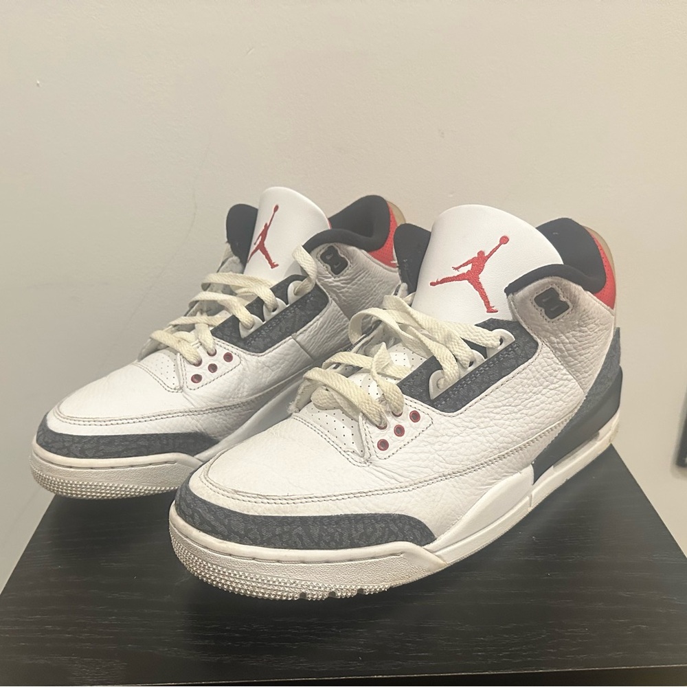 Fire Red Jordan 3s